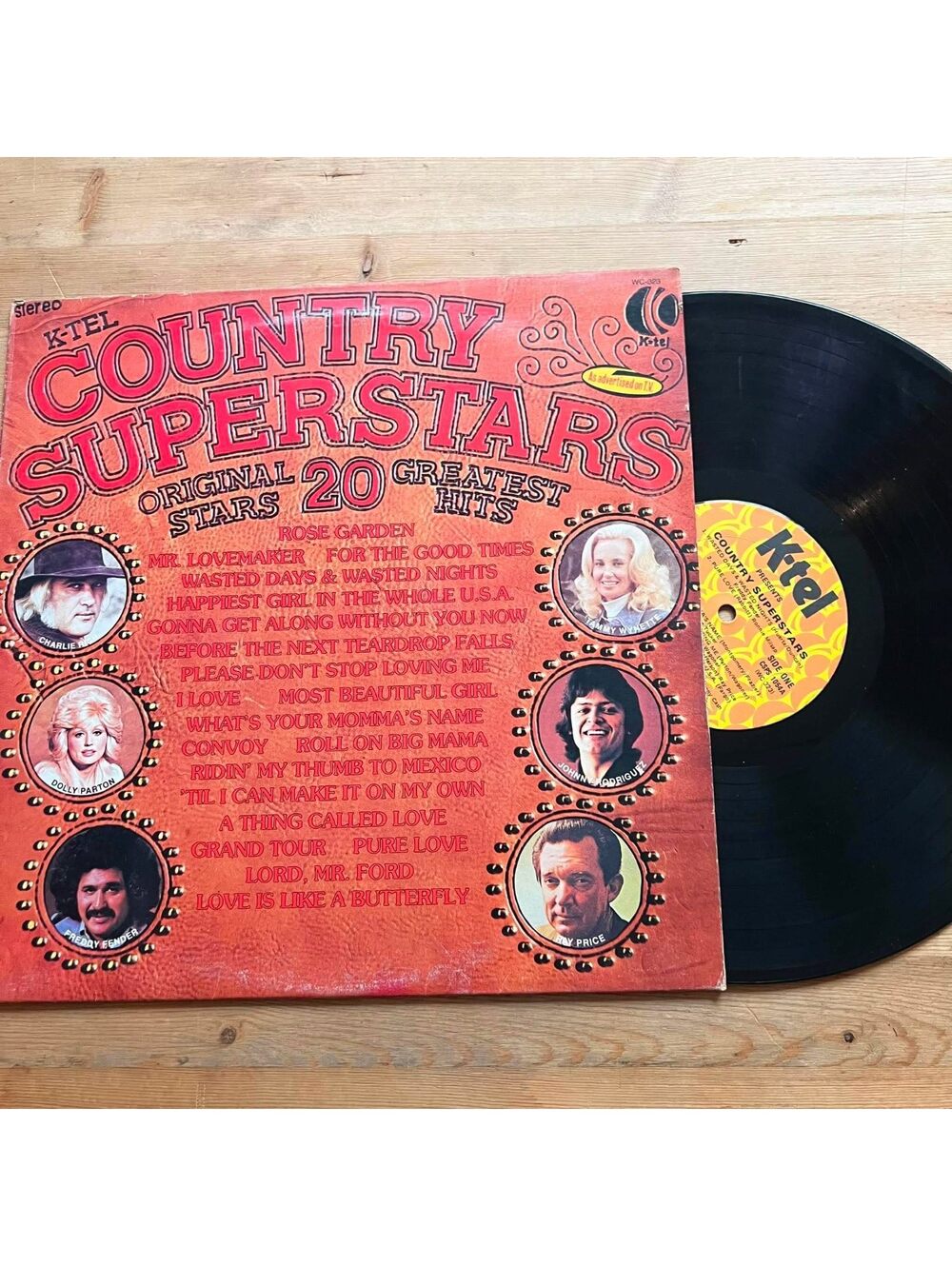 Various - Country Superstars 20 Greatest Hits 33rpm VG+ VR15